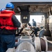 USS Portland (LPD 27) conducts UNREP with USNS Pecos (T-AO 197)