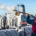 USS Portland (LPD 27) conducts UNREP with USNS Pecos (T-AO 197)