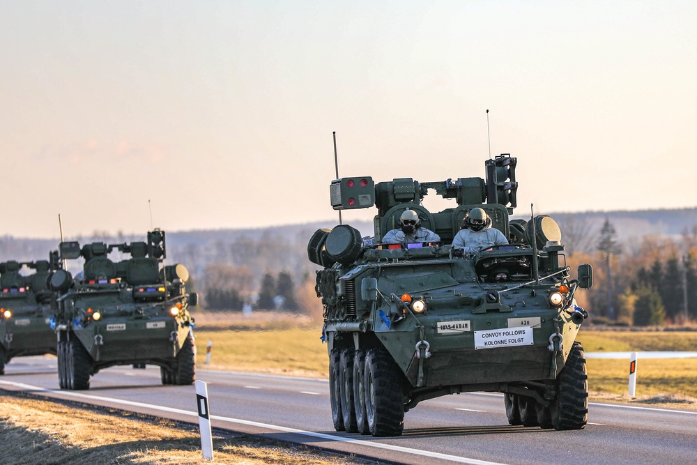 5-4 ADA crosses into Lithuania for exercise Saber Strike