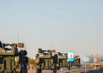 5-4 ADA crosses into Lithuania for exercise Saber Strike