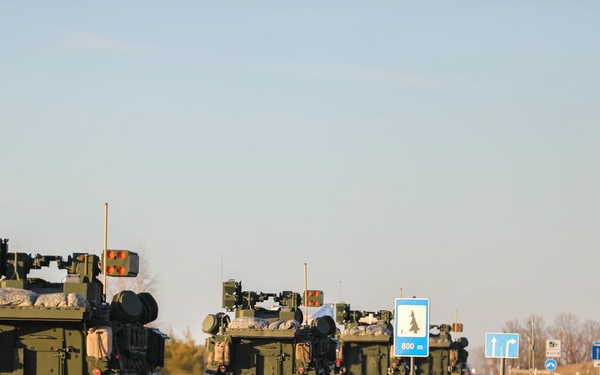 5-4 ADA crosses into Lithuania for exercise Saber Strike