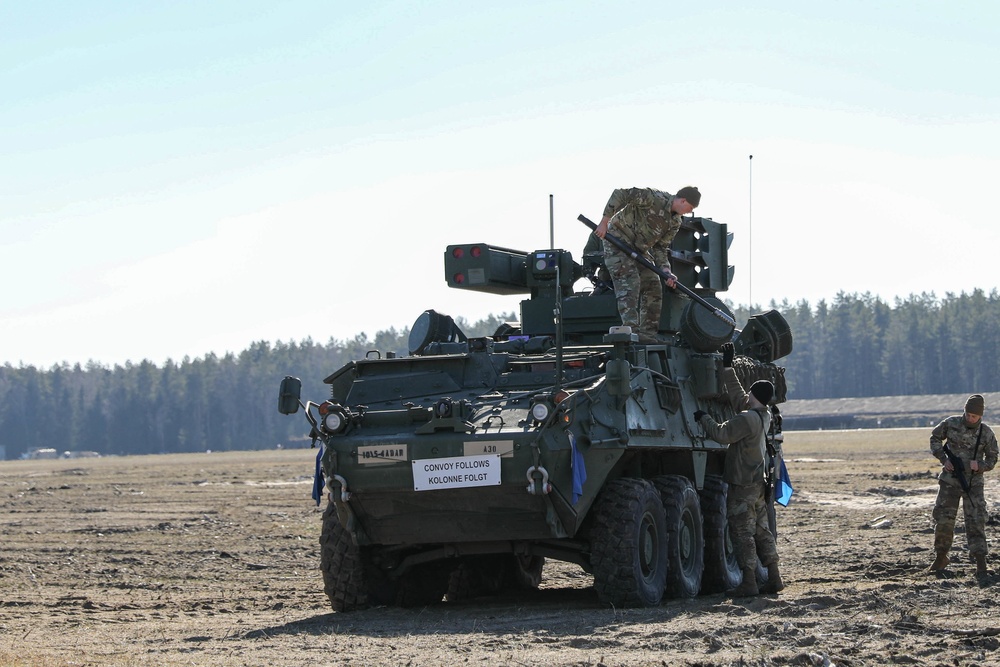 NATO air defenders train together in Lithuania for exercise Saber Strike