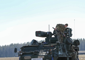 NATO air defenders train together in Lithuania for exercise Saber Strike