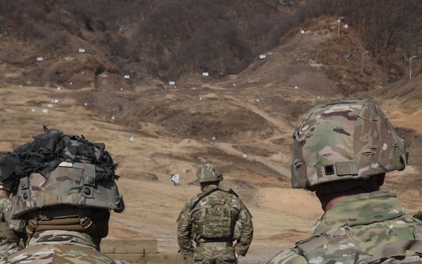 210th Field Artillery Brigade M4 Qualification