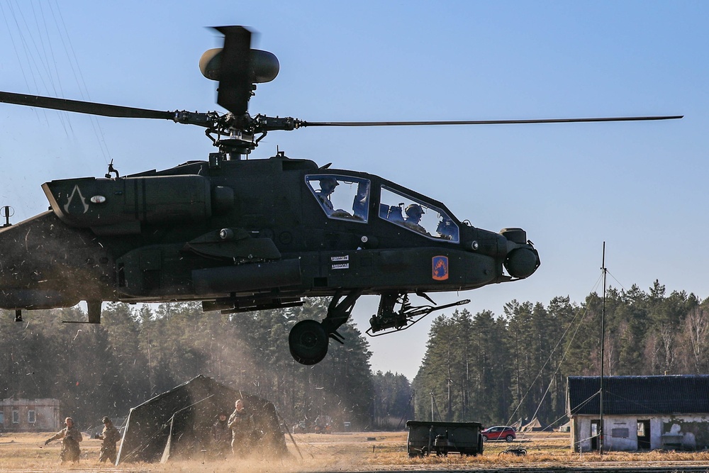 NATO air defenders train together in Lithuania for exercise Saber Strike