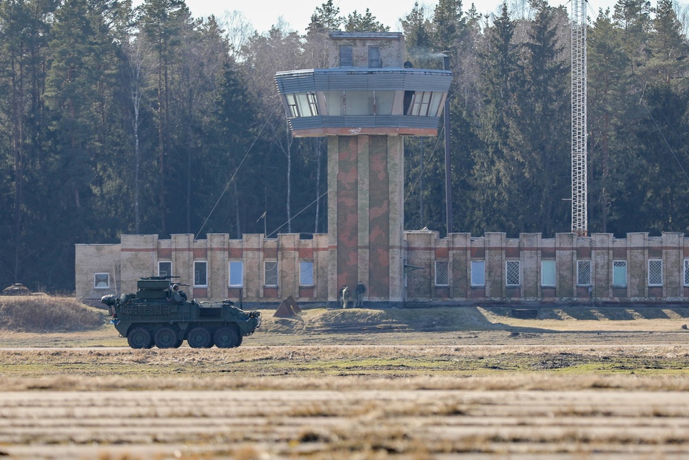NATO air defenders train together in Lithuania for exercise Saber Strike