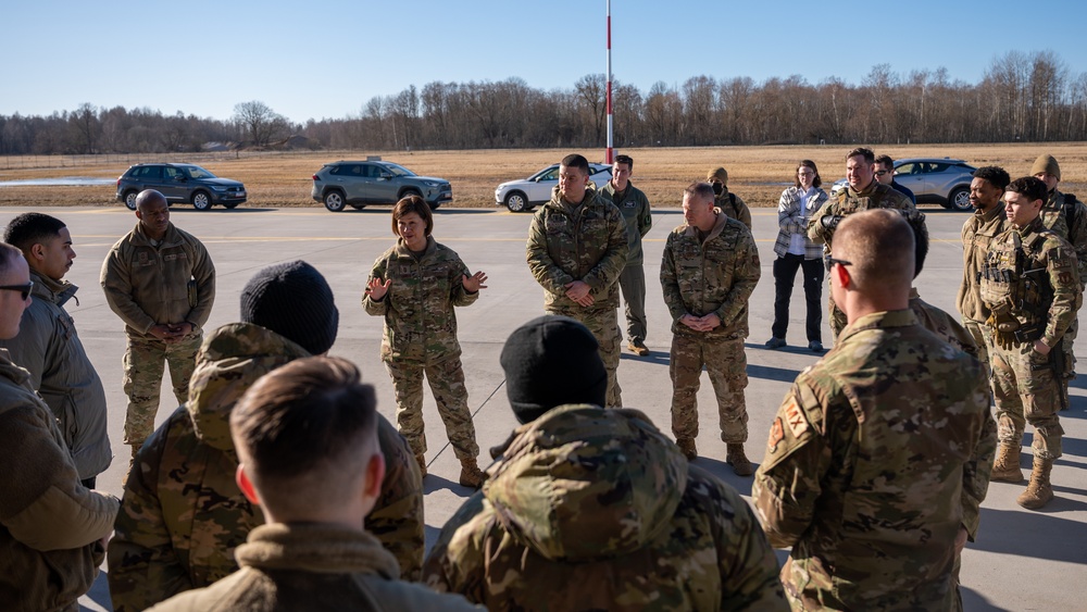 CMSAF visits forward deployed Airmen