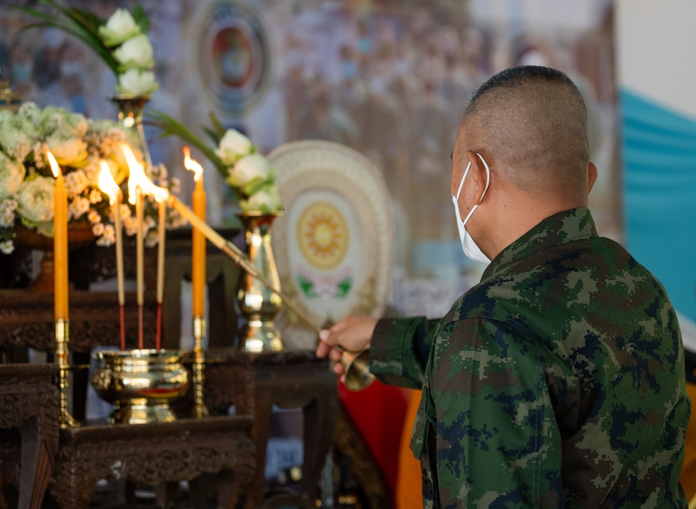 U.S., Thai and Singaporean armed forces build new school classroom during exercise Cobra Gold 2022