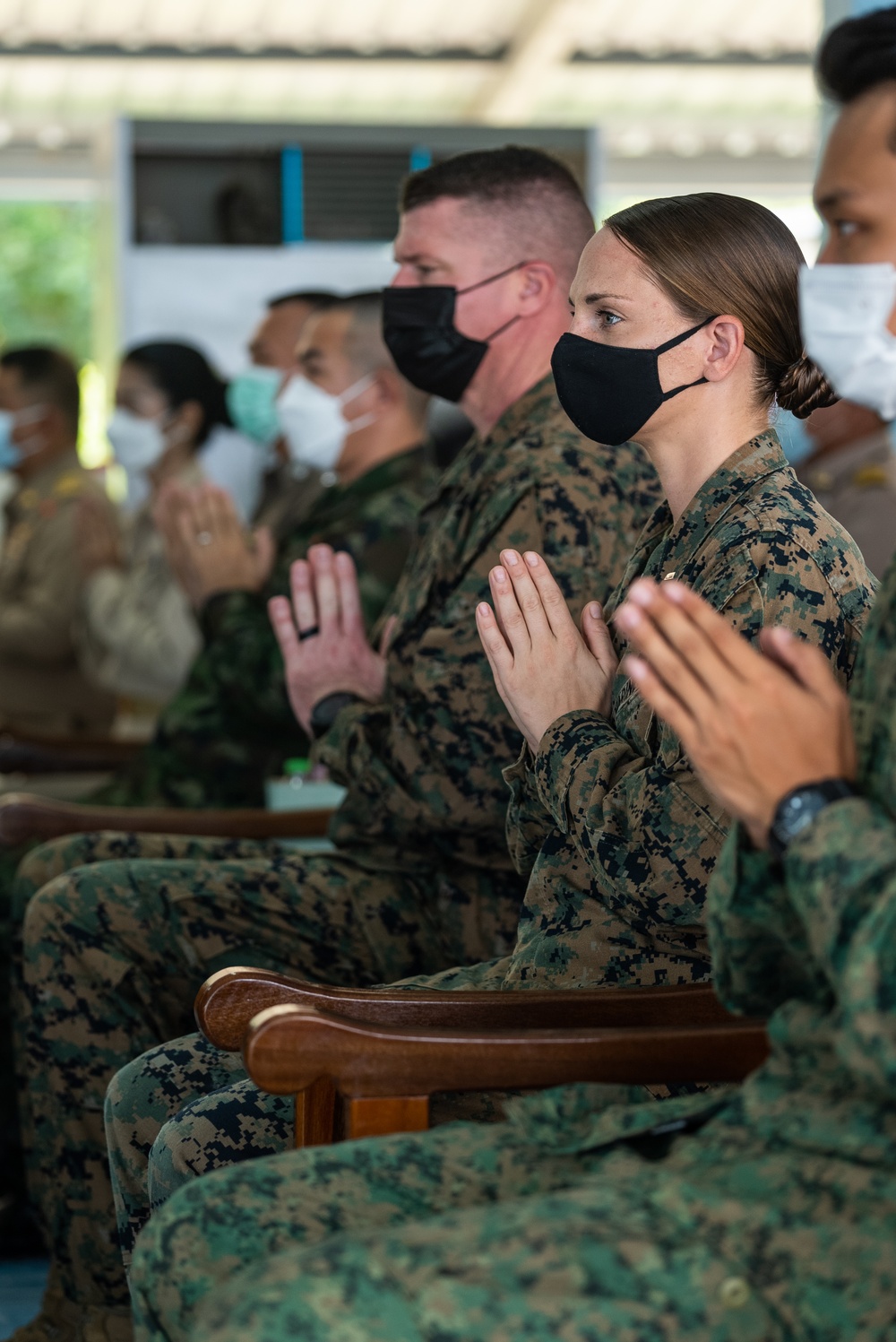 U.S., Thai and Singaporean armed forces build new school classroom during exercise Cobra Gold 2022