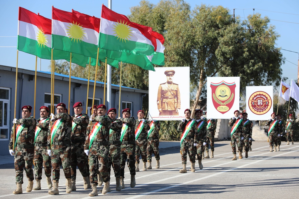 About 200 Ministry of Peshmerga soldiers graduate training