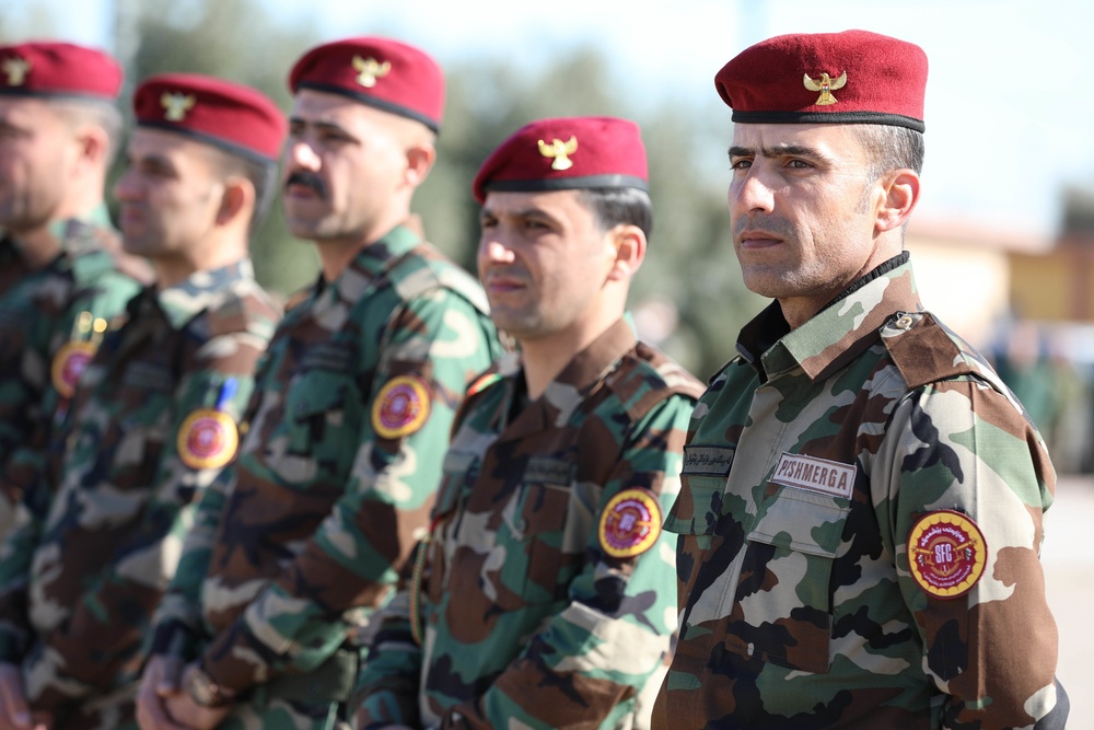 About 200 Ministry of Peshmerga soldiers graduate training