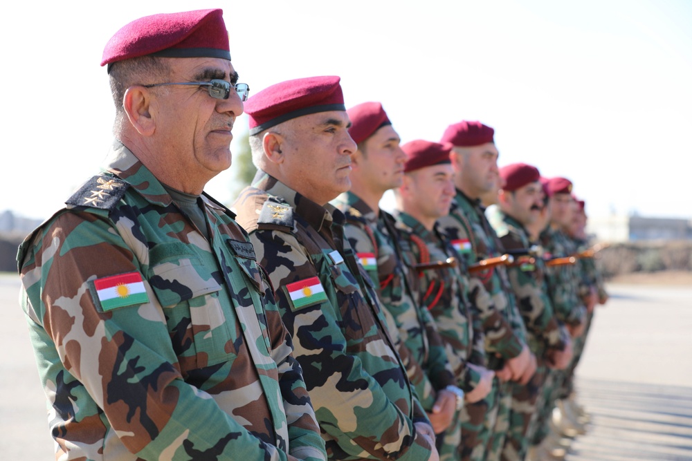 About 200 Ministry of Peshmerga soldiers graduate training