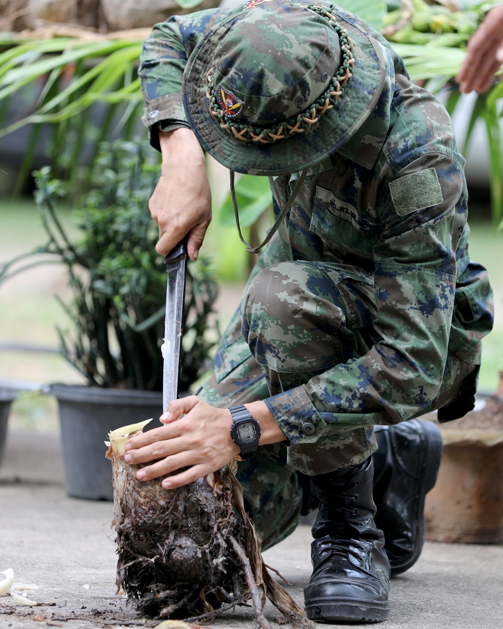 U.S., Thai Marines train for jungle survival at Cobra Gold