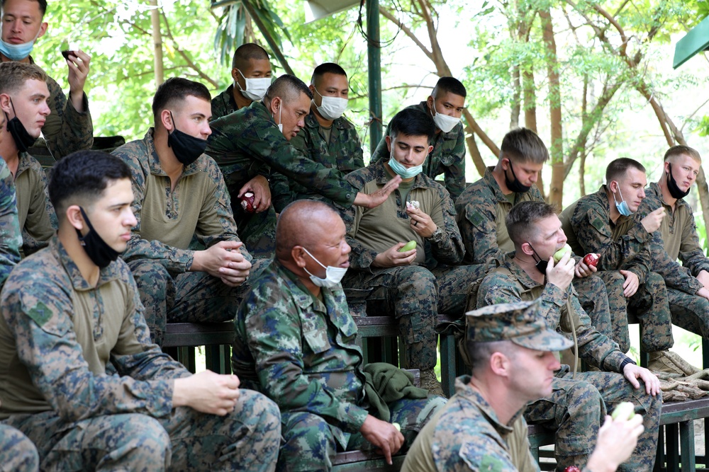 U.S., Thai Marines train for jungle survival at Cobra Gold