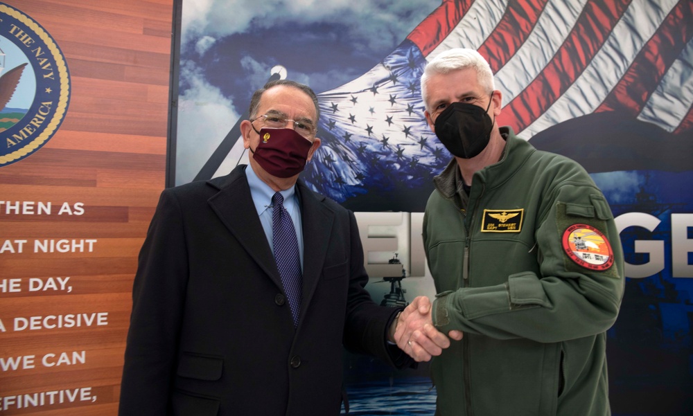 Caserta Police Commissioner Tours NSA Naples Support Site