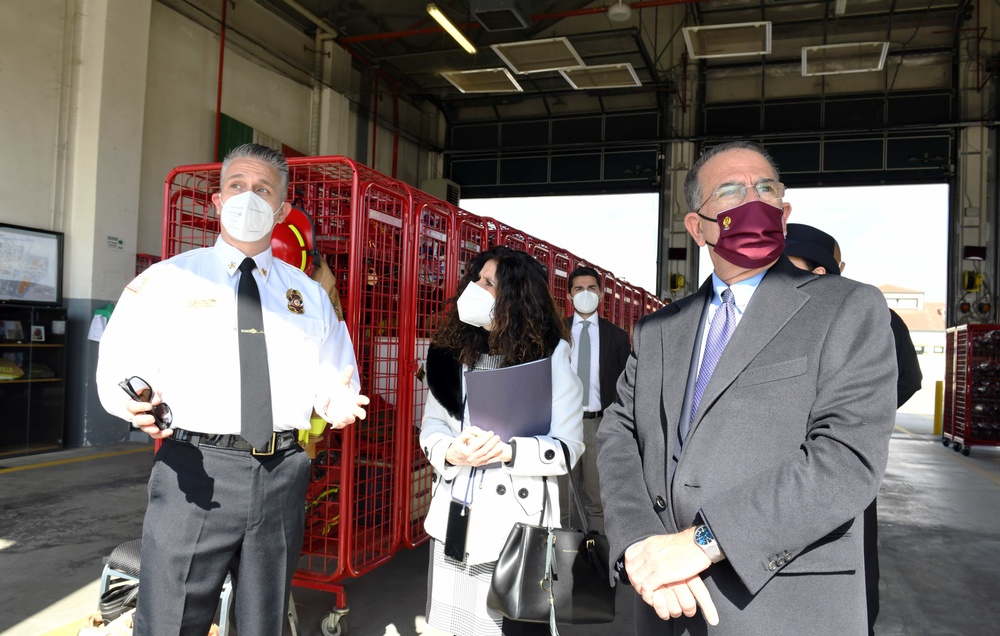 Caserta Police Commissioner Tours NSA Naples Support Site