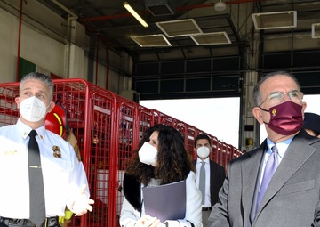 Caserta Police Commissioner Tours NSA Naples Support Site