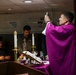 Abraham Lincoln holds Roman Catholic Mass for Ash Wednesday
