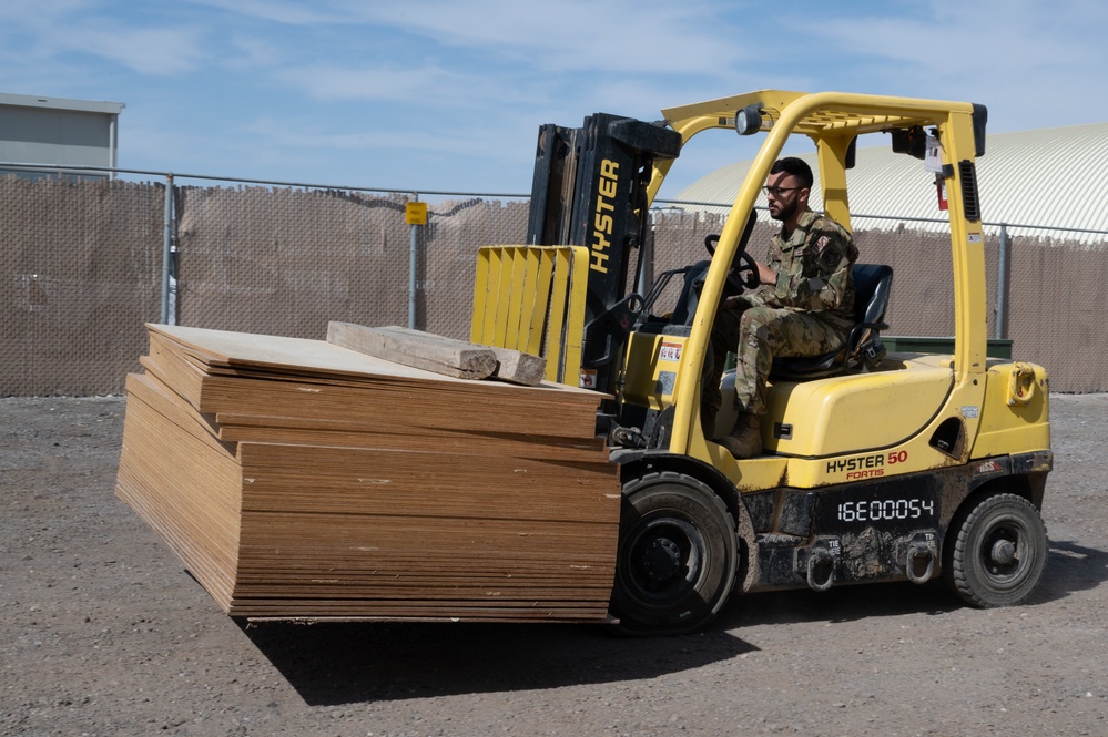 386th ELRS TMO moves cargo and materials through the defense transportation system