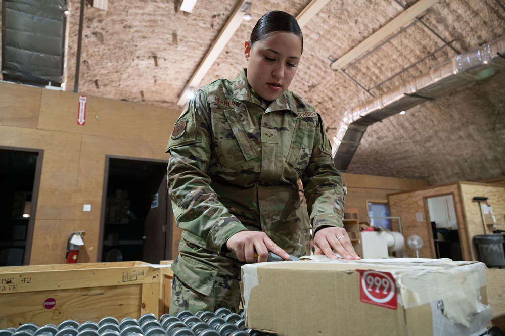 386th ELRS TMO moves cargo and materials through the defense transportation system