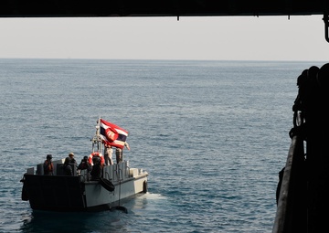 USS Green Bay (LPD 20) Conducts Well Deck Operations With The Thai Navy During Cobra Gold 22