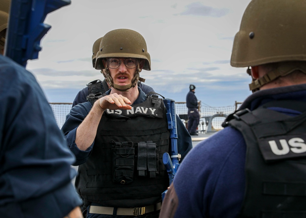 USS Porter (DDG 78) VBSS Drills