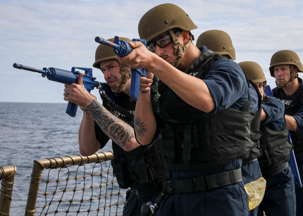 USS Porter (DDG 78) VBSS Drills