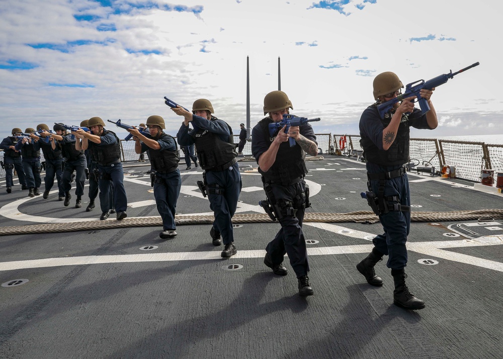 USS Porter (DDG 78) VBSS Drills