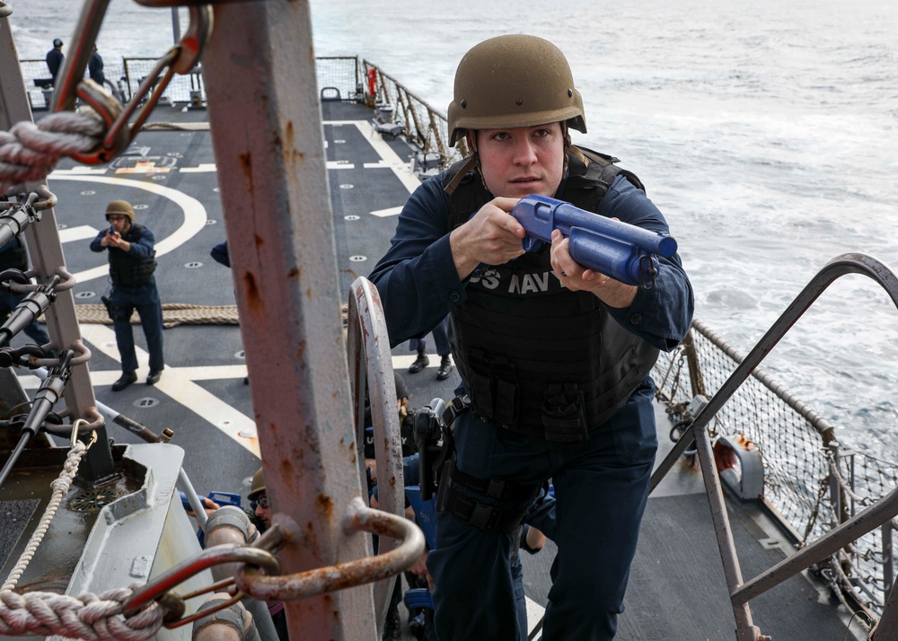 USS Porter (DDG 78) VBSS Drills