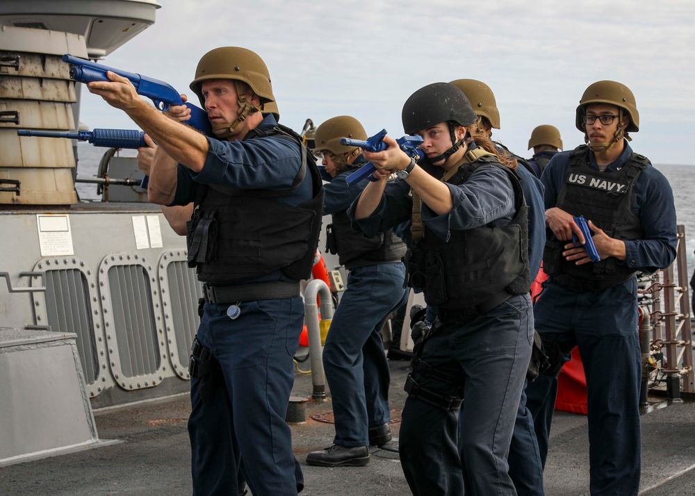 USS Porter (DDG 78) VBSS Drills