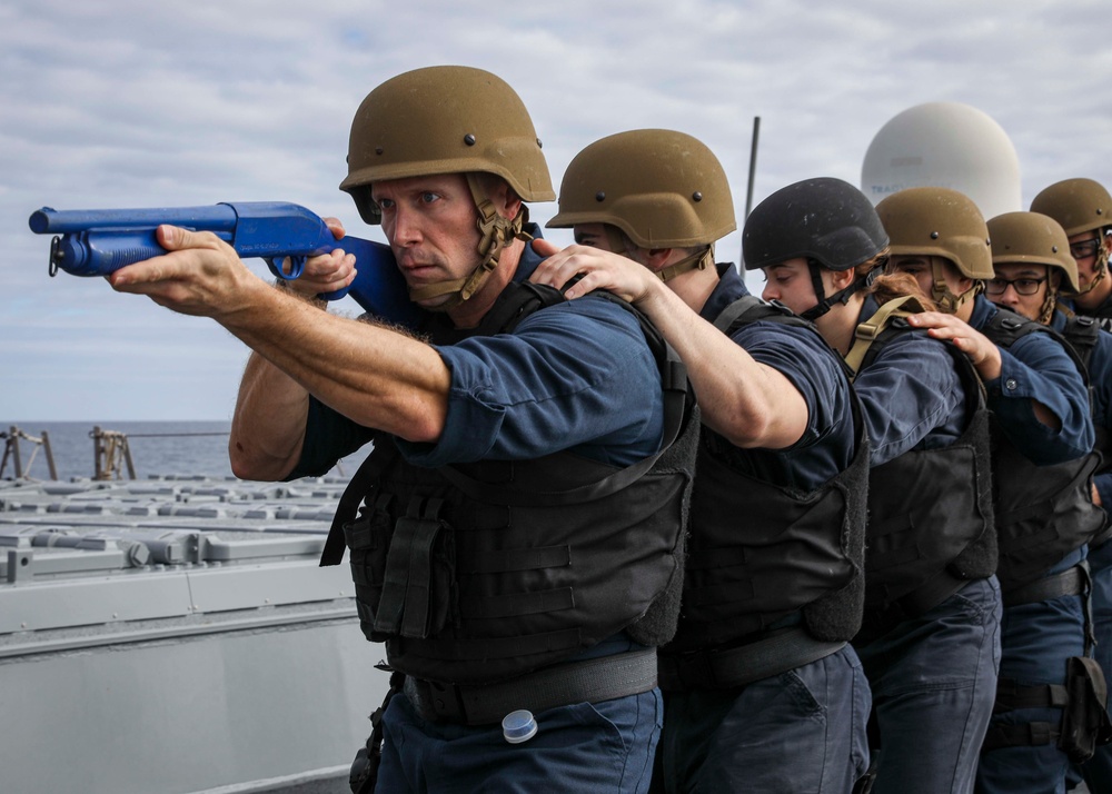 USS Porter (DDG 78) VBSS Drills