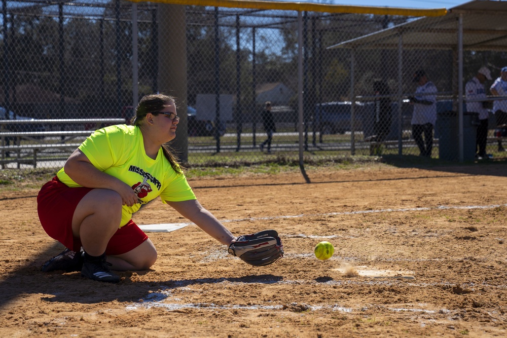 SOMS athletes challenges Keeser's Chiefs and Eagles softball team