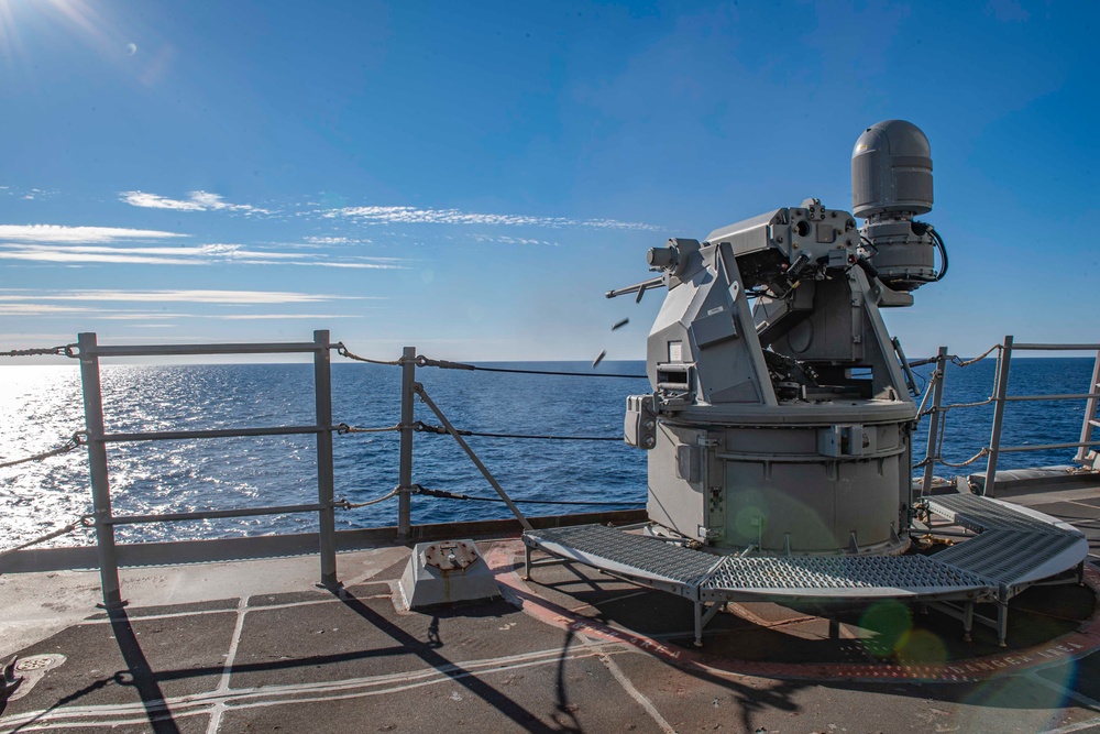 Bainbridge is on a scheduled deployment in the U.S. Sixth Fleet area of operations in support of naval operations to maintain maritime stability and security.