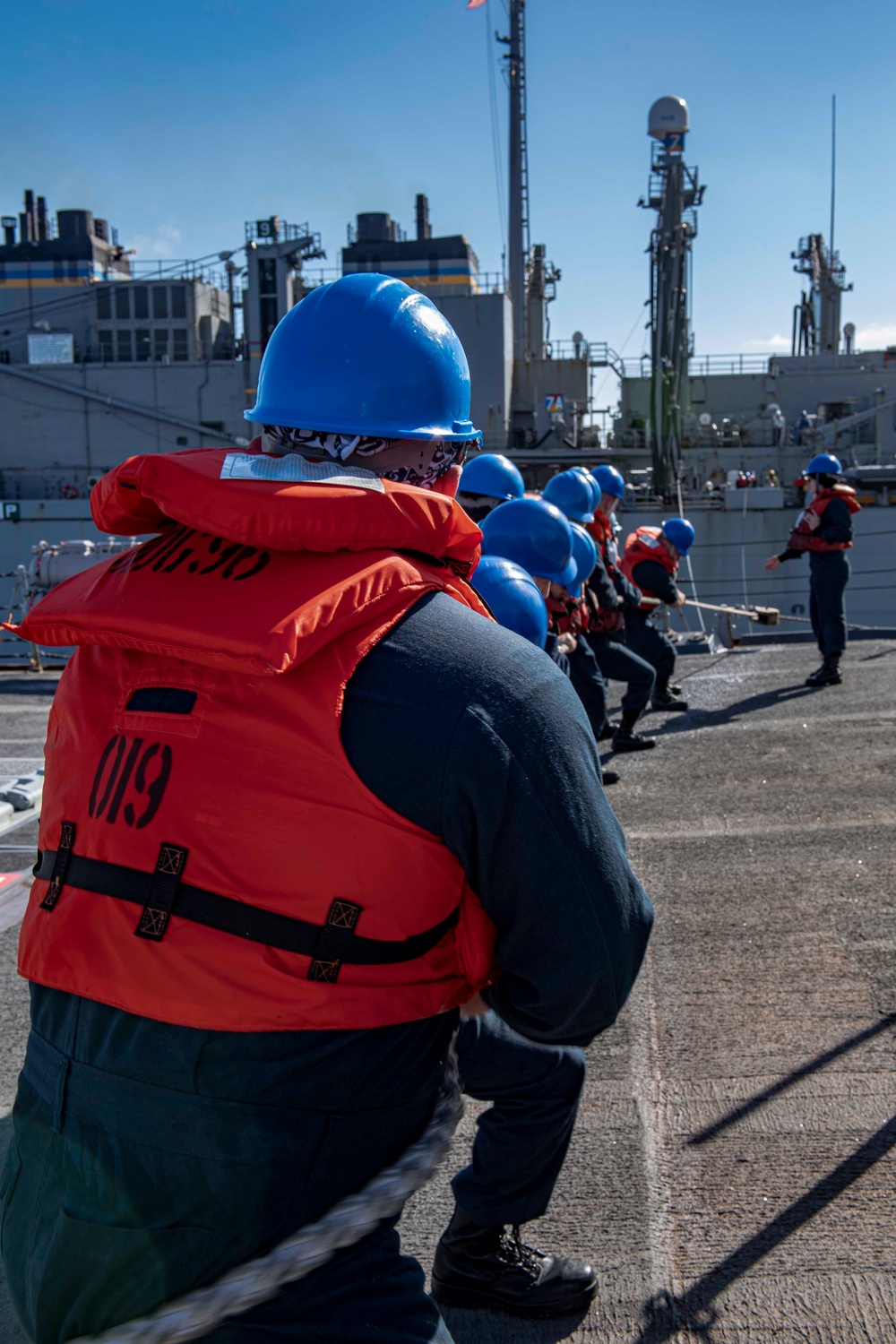 Bainbridge is on a scheduled deployment in the U.S. Sixth Fleet area of operations in support of naval operations to maintain maritime stability and security.