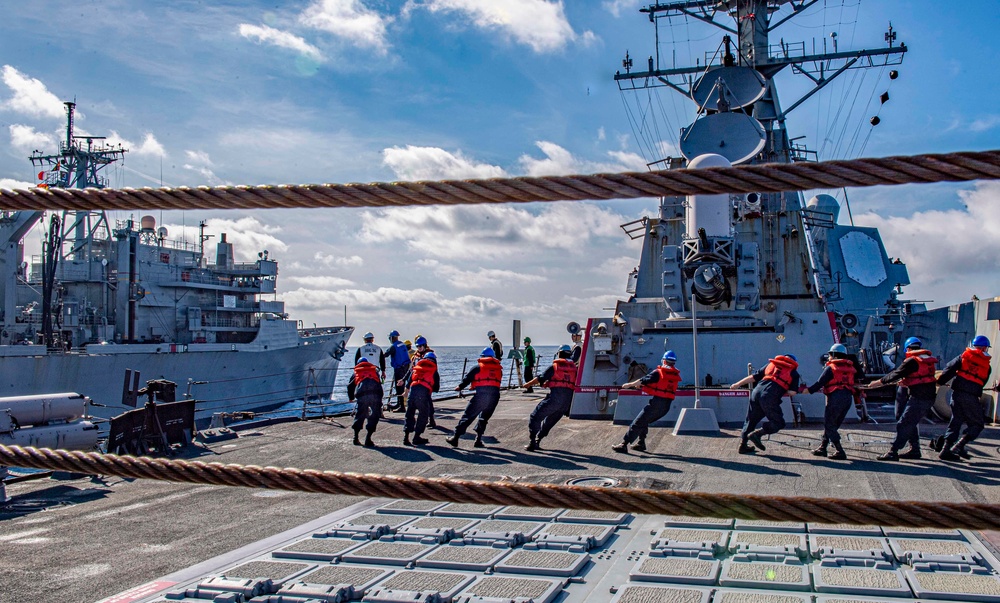 Bainbridge is on a scheduled deployment in the U.S. Sixth Fleet area of operations in support of naval operations to maintain maritime stability and security.