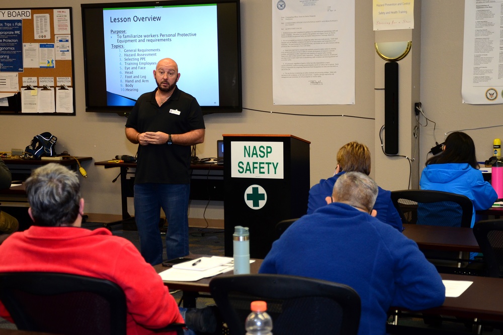 NAS Pensacola Safety Office offers OSHA Training Programs