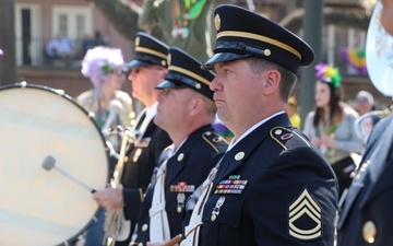 U.S. Army Band performs at the Rex Parade