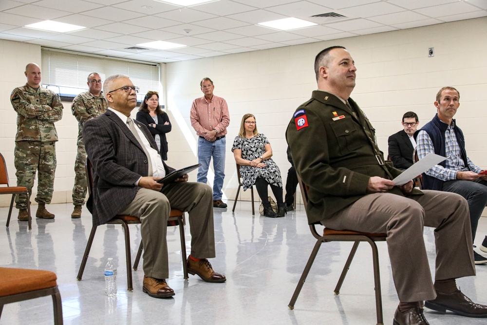 Beardstown Armory Key Transfer Ceremony