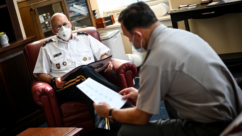 Chilean Defense Attaché Lt. Gen. Cristian Roberto Guedelhoefer Erbetta Visits IADC