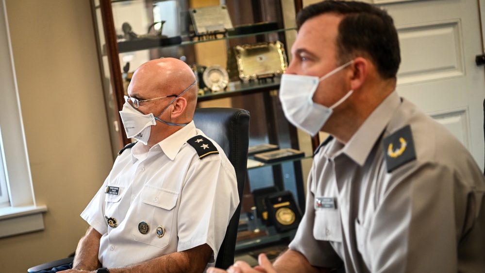 Chilean Defense Attaché Lt. Gen. Cristian Roberto Guedelhoefer Erbetta Visits IADC