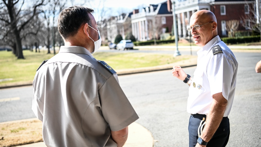 Chilean Defense Attaché Lt. Gen. Cristian Roberto Guedelhoefer Erbetta Visits IADC