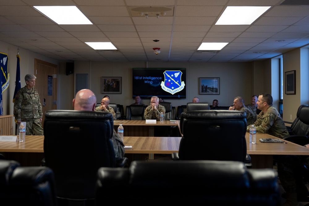 Brig. Gen. Mann visits 181st IW