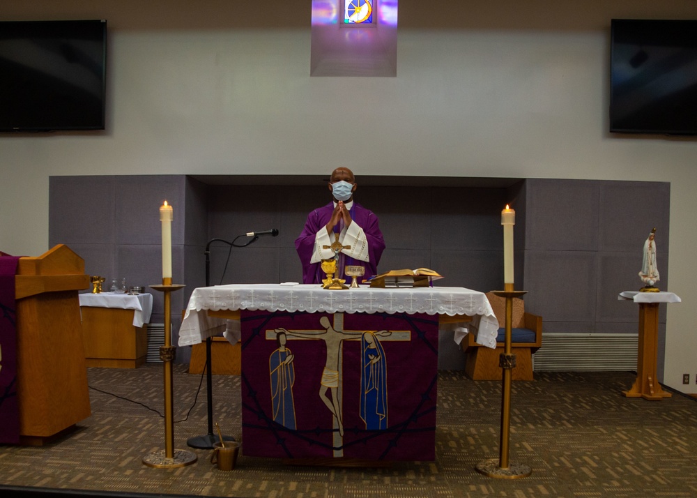 DVIDS Images NMRTC San Diego Ash Wednesday [Image 3 of 5]