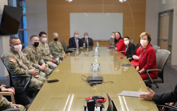 U.S. Army North personnel meets University of Utah staff