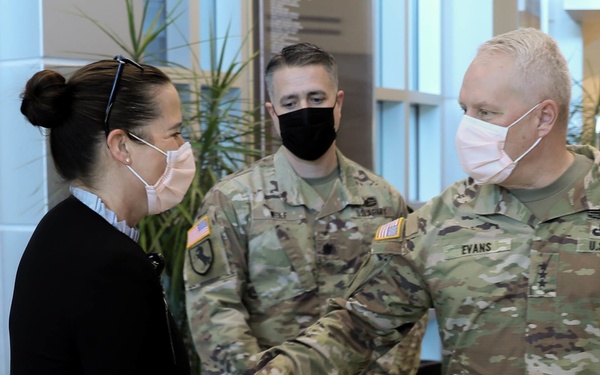 Lt. Gen. John R. Evans coins University of Utah Health Staff