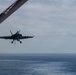 F/A-18E Super Hornet Approaches The Flight Deck