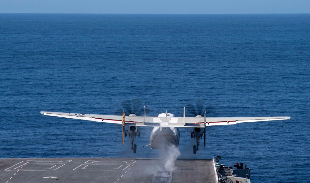 C-2 Greyhound Launches From Flight Deck