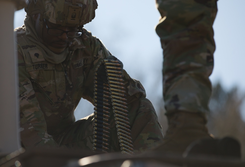 3rd ID Soldiers conduct tank live fire exercise