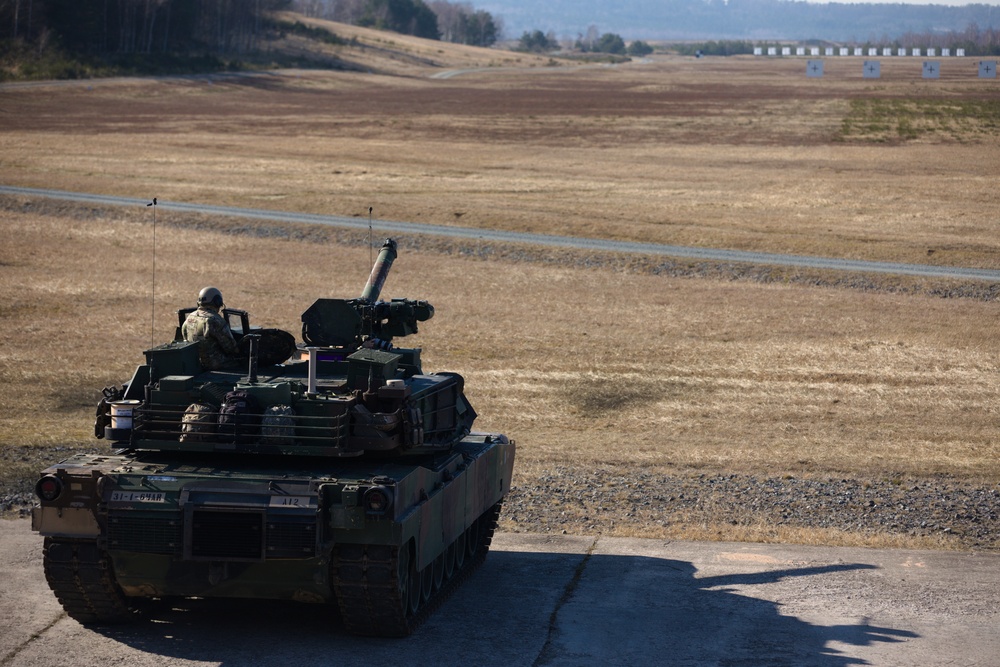 3rd ID Soldiers conduct tank live fire exercise