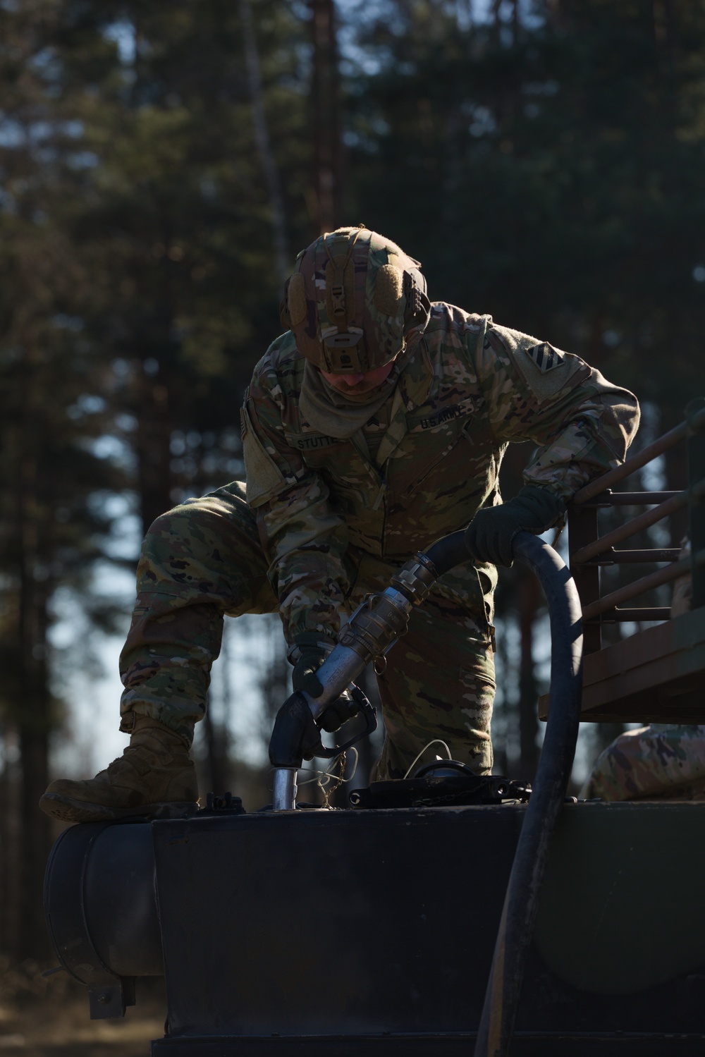 3rd ID Soldiers conduct tank live fire exercise